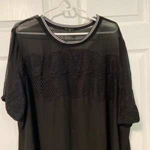 Lane Bryant linen shirt